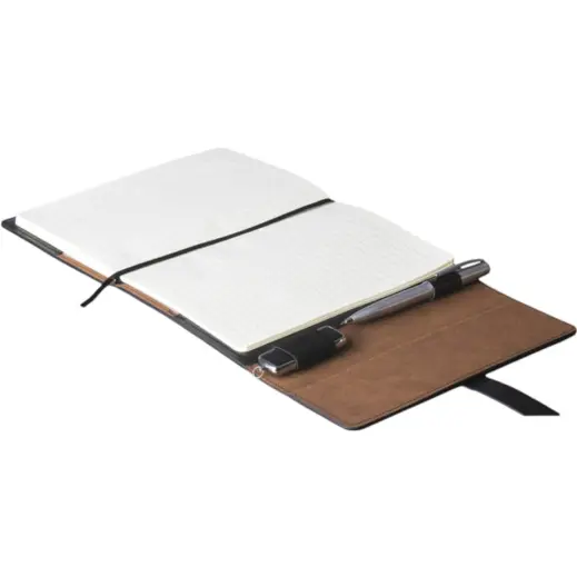 Altitude Peninsula A5 Hard Cover Notebook Black Open